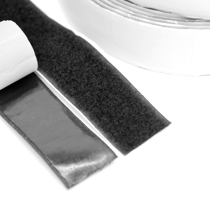 Adhesive-backed Velcro